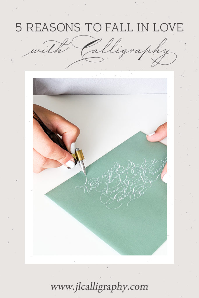 5 reasons to fall in love with calligraphy, blog by Jenni Liandu